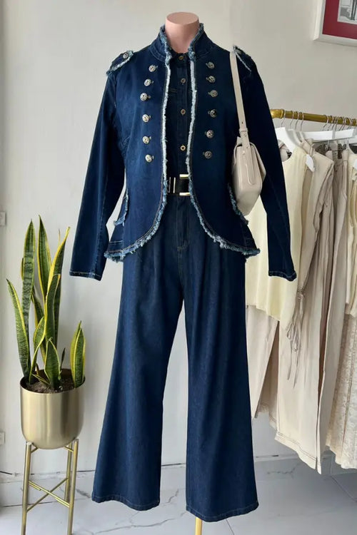 JACKET DENIM BOTÓN