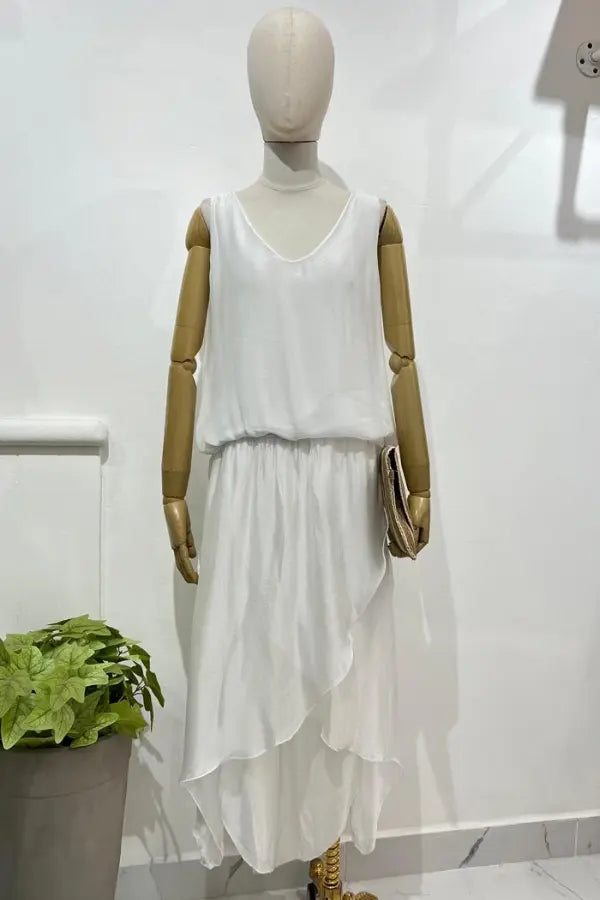 BLUSA SEDA WHITE