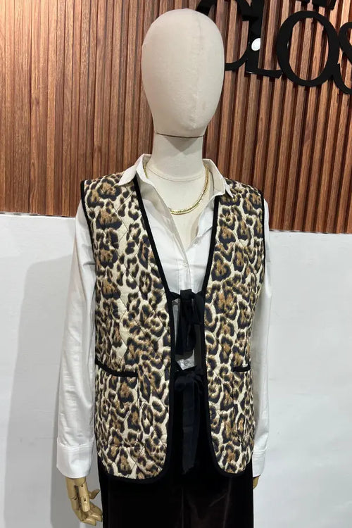 CHALECO ANIMAL PRINT
