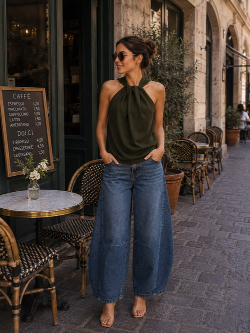 BLUSA BELGICA OLIVE