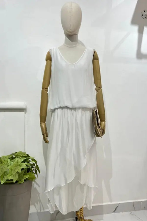 BLUSA SEDA WHITE