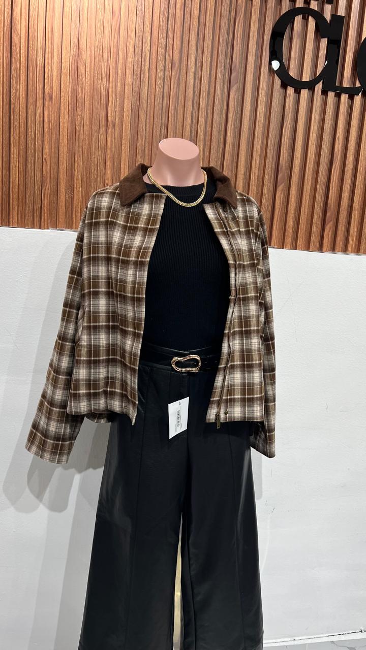 JACKET SQUARE BROWN
