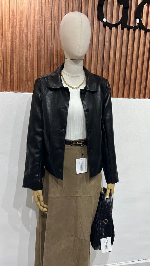 JACKET VINIPIEL BLACK