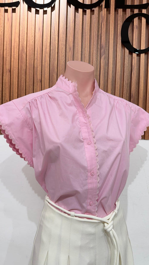 BLUSA BOTONES ROSE