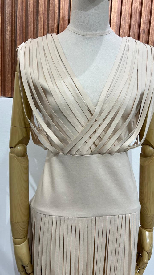 VESTIDOS TIRAS NUDE