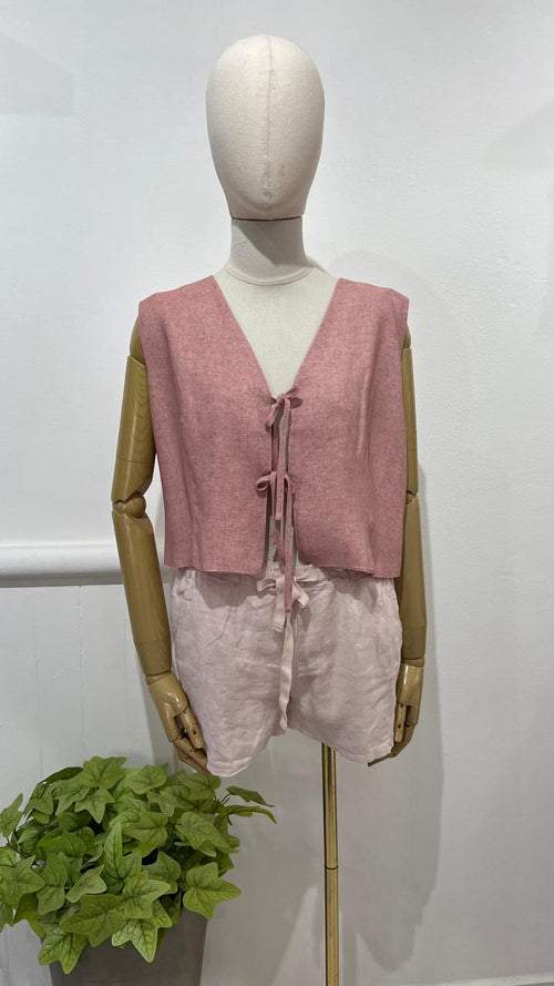 CHALECO BABY ROSE