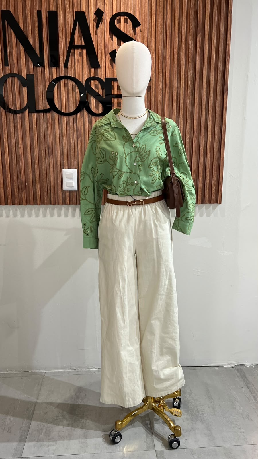 BLUSA CROCHET GREEN