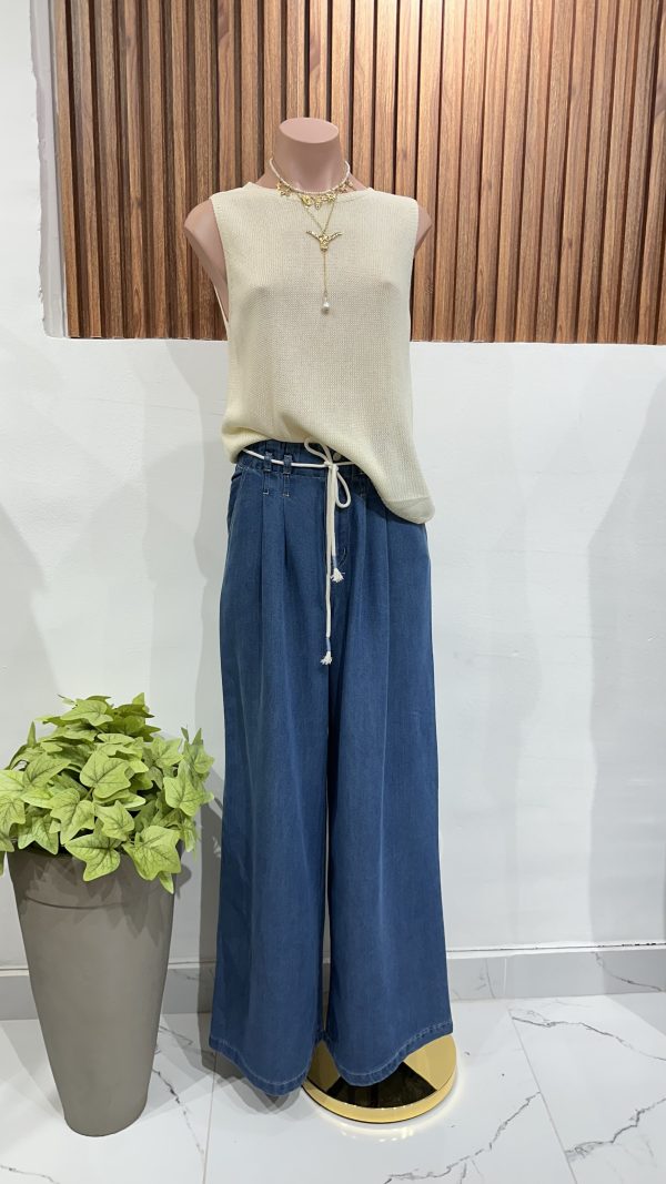 BLUSA TEJIDA NATURAL - Imagen 3