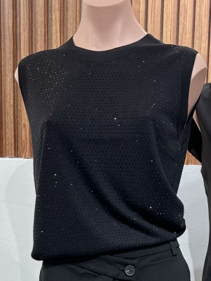 BLUSA SHINE BLACK