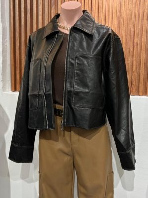 JACKET VINIPIEL BLACK