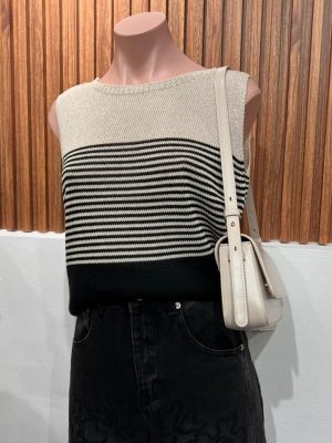 BLUSA TEJIDA NATURAL BLACK