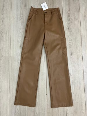 PANTALON CARGO VINIPIEL CAMEL