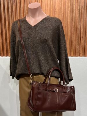 SUETER METALIC BROWN