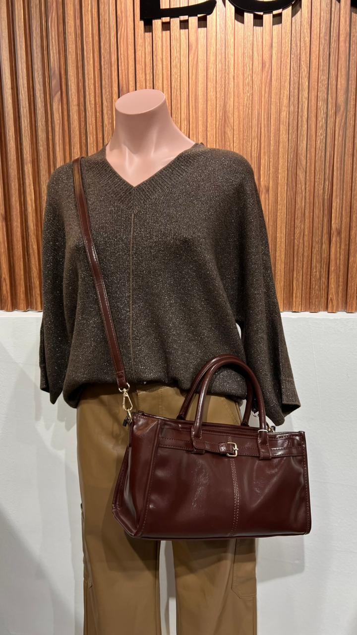 SUETER METALIC BROWN