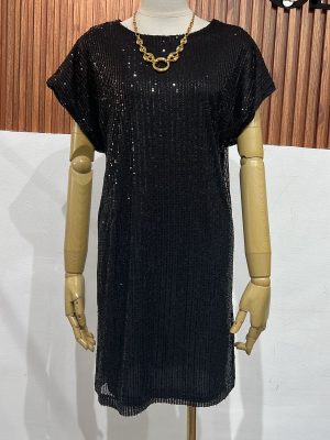 VESTIDO SHINE BLACK