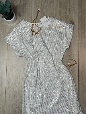 VESTIDO SHINE SILVER