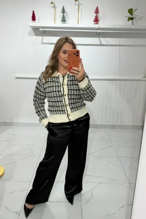 PANTALON SATIN BLACK