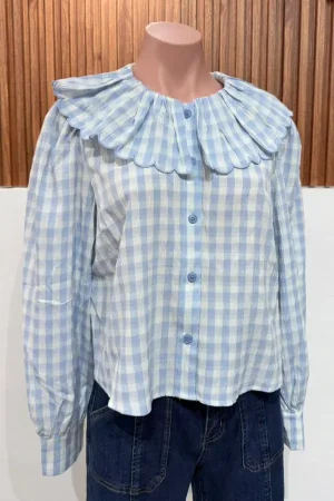 BLUSA SQUARE BLUE