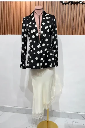 FALDA LARGA ENCAJE BLANCO