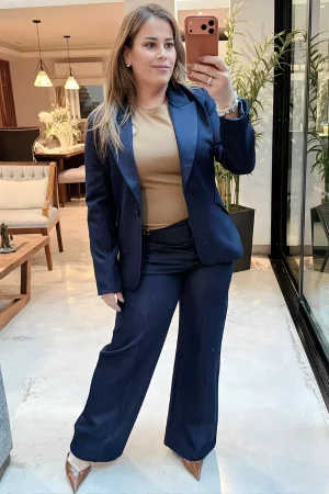 Blazer Sastre Azul Marino de Corte Slim