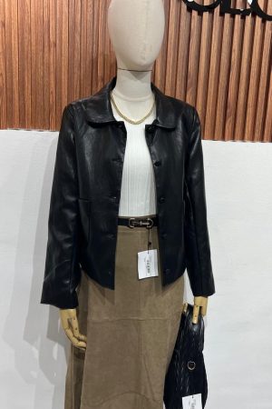 JACKET VINIPIEL BLACK