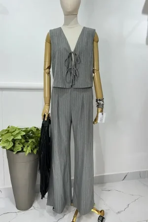 CONJUNTO STRIPE GRIS