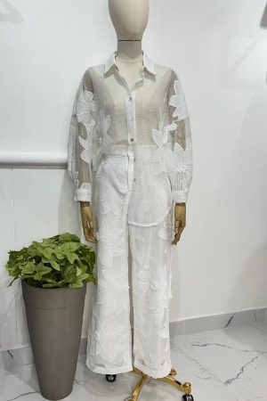 CONJUNTO CROCHET BLANCO