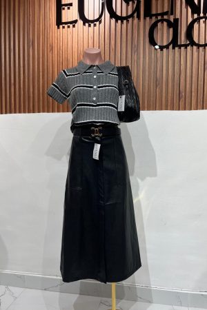 FALDA VINIPIEL BLACK