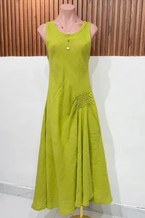 VESTIDO LINO LIME
