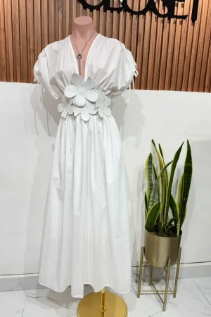 VESTIDO WHITE FLOR