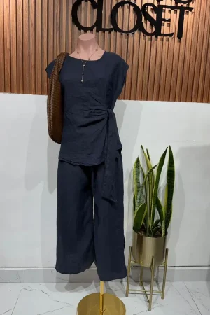 CONJUNTO LINO NAVY MOÑO